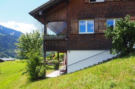 Sommerurlaub Ferienwohnung Schoppernau Bregenzerwald
